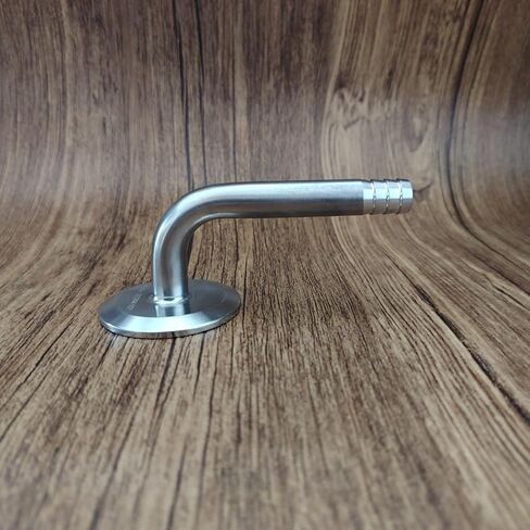 مشبك داخلي مصقول ثلاثي إلى خرطوم بارب 90 درجة مناسب للكوع، 1.5 بوصة ثلاثي البرسيم متوافق × 1/2 بوصة نفخ أنبوب بارب، نوع أنبوب غير ملحوم in Kuwait