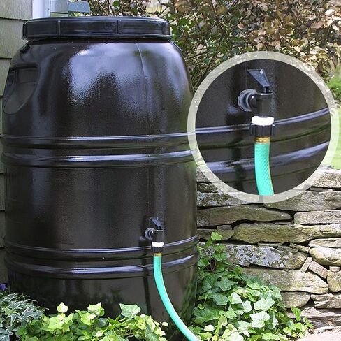 موصل خزان المياه المناسب لخزان المياه من مادة PVC مقاس 2 بوصة من Outus لبراميل المطر أو أحواض السمك أو البرك أو خزانات المياه in Kuwait