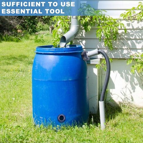 موصل خزان المياه المناسب لخزان المياه من مادة PVC مقاس 2 بوصة من Outus لبراميل المطر أو أحواض السمك أو البرك أو خزانات المياه in Kuwait