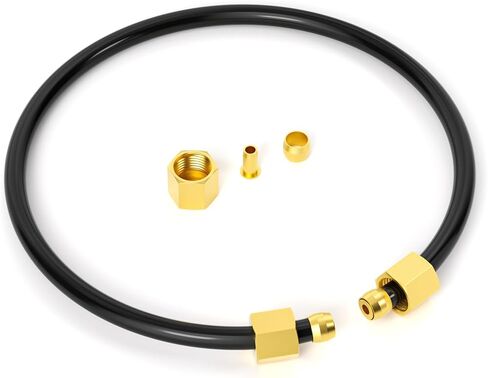 GASHER 13Pcs 30Inch Air Compressor Unloader Tube Kit, Contains 3/8" Sleeve Ferrules,Compression Insert and Compression Nut in Saudi Arabia