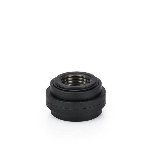 Thermal Grizzly - DeltaMate - Pass Through FF - Pass-Through Fitting - Black - CNC-machined brass - two G1/4" female threads - for case panels, PCI slot covers, etc. in water-cooling systems in Saudi Arabia
