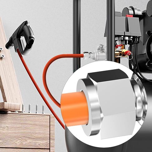 TAISHER 5PCS 304 Stainless Steel Compression Tube Pipe Fitting Connector, 3/8" Tube OD x 3/8" NPT Male Straight Adapter in Kuwait