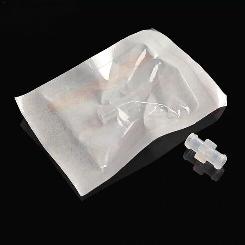 50pk Syringe Adapter, Female Luer Lock Connector to Syringe Coupler Adapter, Sterile Individual Packaging in Saudi Arabia
