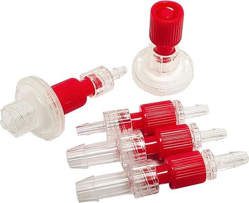سدادات قفل Luer، حمراء، مزدوجة الوظيفة لموصلات الذكور والإناث، مغلفة بشكل فردي، 100 قطعة in Kuwait