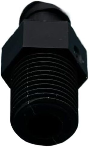 3PCS Plastic Female Luer Lock Connector to Thread NPT 1/8-27 Male Black Color in Saudi Arabia
