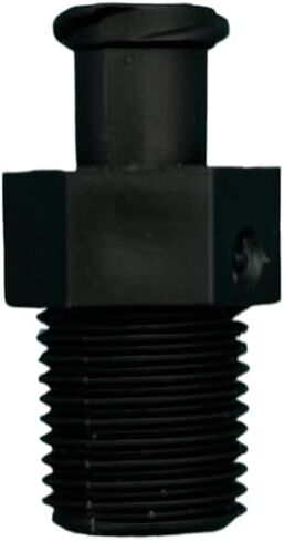 3PCS Plastic Female Luer Lock Connector to Thread NPT 1/8-27 Male Black Color in Saudi Arabia