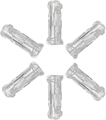 Luer Lock Adapter,Transparent Female To Female Coupler Luer Connector Easy To Use (25) in Saudi Arabia
