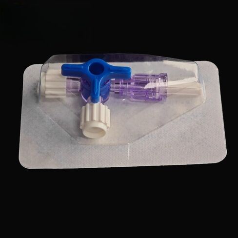 Sterile 3-Way Stopcock with Luer Lock Connection, Luer Stopcocks, Rotating Handle for Fluid Control, 20-Pack Individually Packaged in Saudi Arabia