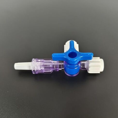Sterile 3-Way Stopcock with Luer Lock Connection, Luer Stopcocks, Rotating Handle for Fluid Control, 20-Pack Individually Packaged in Saudi Arabia