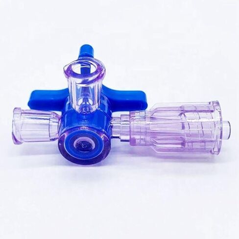 3-Way Stopcocks or 2-Way Stopcocks with Luer Connection, Disposable Medical Injection Stopcock, Sterile Individual Package, Pack of 10 (3 Way Valve Stopcocks) in Saudi Arabia