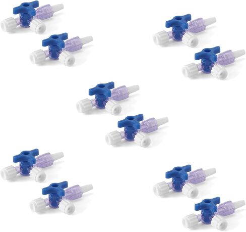 3-Way Stopcocks with Luer Connection, Disposable Medical Injection Stopcock, Sterile, 10Pcs in Saudi Arabia