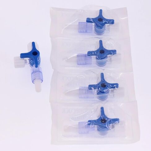 3-Way Stopcocks with Luer Connection, Disposable Medical Injection Stopcock, Sterile, 10Pcs in Saudi Arabia