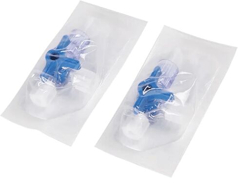 3-Way Stopcocks with Luer Connection, Disposable Medical Injection Stopcock, Sterile, 10Pcs in Saudi Arabia