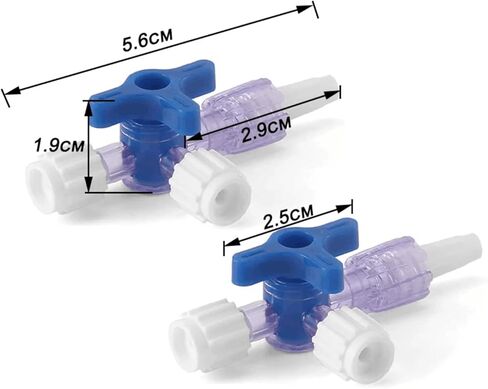 3-Way Stopcocks with Luer Connection, Disposable Medical Injection Stopcock, Sterile, 10Pcs in Saudi Arabia
