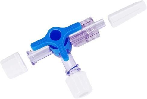 3-Way Stopcocks with Luer Connection, Disposable Medical Injection Stopcock, Sterile, 10Pcs in Saudi Arabia