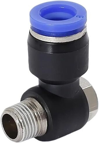 قطعة واحدة من وصلة سداسية خارجية Ph، تناوب أبيض وأسود، مرفق، أنبوب هواء هوائي سريع مستقيم من خلاله، مقاوم للتآكل (Ph14-03blue) in Kuwait