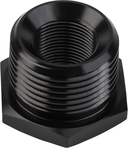 5/8-24 "NPT ذكر إلى 3/4" NPT أنثى المخفض جلبة المناسب محول عرافة الألومنيوم الأسود in Kuwait