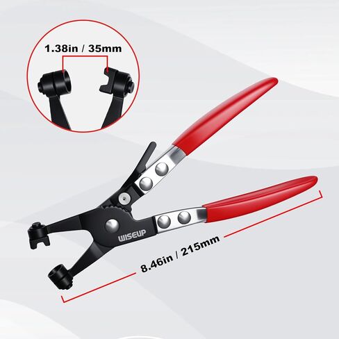 WISEUP Hose Clamp Pliers Heavy Duty Hose Remover Tool for Removal and Installation of Spring Hose Clamps,for Automotive Fuel, Oil, Coolant, Radiator in Kuwait