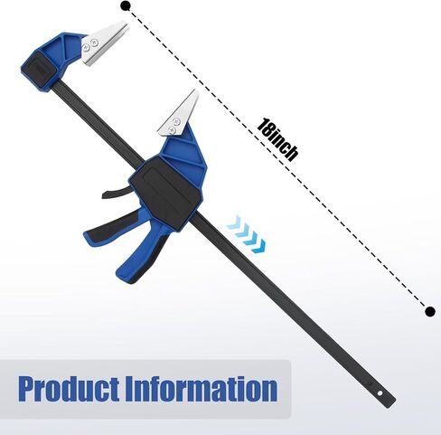 18'' Hydraulic Quick Connect Hand Clamp Tool 6 Pcs NPT Dual-Jaw Sets & 1 Storage Bag, for Hydraulic Pipe Clamps & Flat Face Hydraulic Quick Couplers, Fits Excavators, Loaders, Cranes, etc in Saudi Arabia