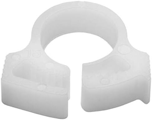 HellermannTyton SNP410M4 Snapper Hose Clamps.379"/.421" Min/Max Diameter, POM, White, 1000/pkg in Saudi Arabia