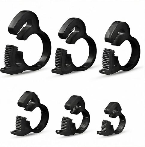 60 Pcs Heavy Duty Speedy Double Snap Grip Nylon plastic Hose Clamps assortments-1/4inch,5/16inch,1/2inch,5/8inch,1inch in Saudi Arabia