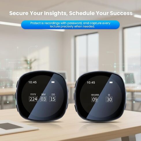 مسجل صوت رقمي 128 جيجابايت (1800 ساعة) مع شاشة ملونة عالية الدقة ، ومسجل تقليل الضوضاء الثلاثي ، ومشغل MP3 وقدرة تخزين 90 يومًا ، للتعلم/إنشاء/إنشاء المحتوى in Kuwait