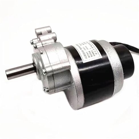 محرك منخفض السرعة 250 وات 24 فولت 75 دورة في الدقيقة / 120 دورة في الدقيقة مع فرامل كهرومغناطيسية، كرسي متحرك مستعمل، محرك ناعم للدراجة الكهربائية (120 دورة في الدقيقة) in Kuwait