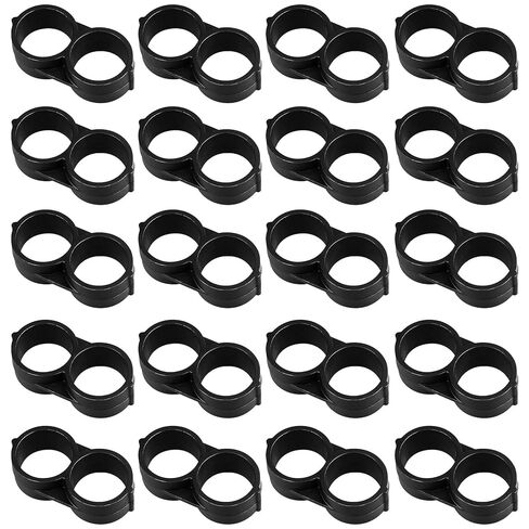JAYEE 25 Pack Drip Irrigation Barbed Elbow Fittings (17mm) for 1/2" Drip Hose(0.600"ID) ，Sprinkler Tubing Connector for Drip System in Saudi Arabia