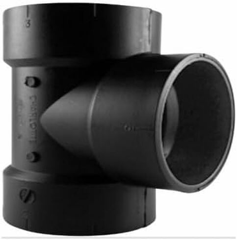 Charlotte Pipe Schedule 40 3 in. Hub x 3 in. Dia. Hub ABS Vent Tee in Saudi Arabia