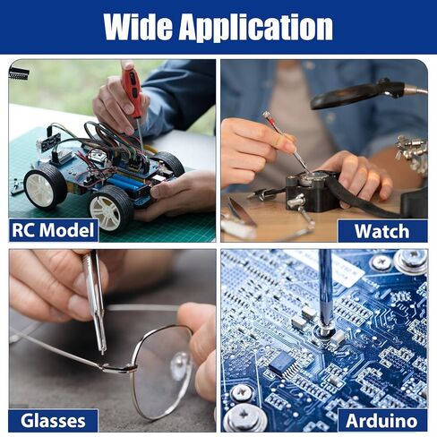 1670Pcs 304 Stainless Steel Metric Micro Screws Nuts Assortment Kit, M1 M1.2 M1.4 M1.6 M2 M2.5 Sizes, Phillips Pan Head Small Machine Screws for Arduino, Electronics, RC Models, DIY Projects in Kuwait
