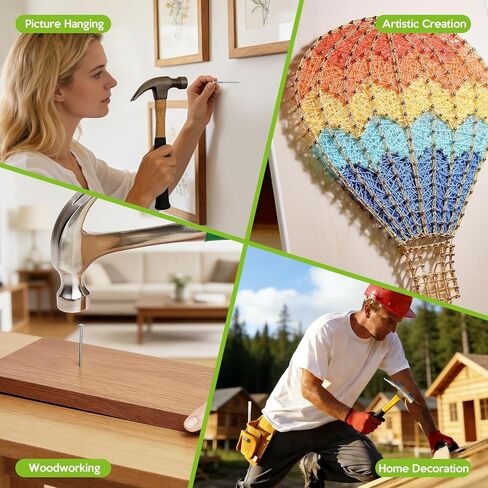 مجموعة متنوعة من المسامير المصنوعة من الفولاذ المقاوم للصدأ مكونة من 510 قطعة، 7 مقاسات من المسامير الشائعة المقاومة للصدأ للخشب والسياج والأثاث والحرف اليدوية والمشروعات اليدوية - مجموعة أدوات التثبيت العملية توفر وقتك in Kuwait