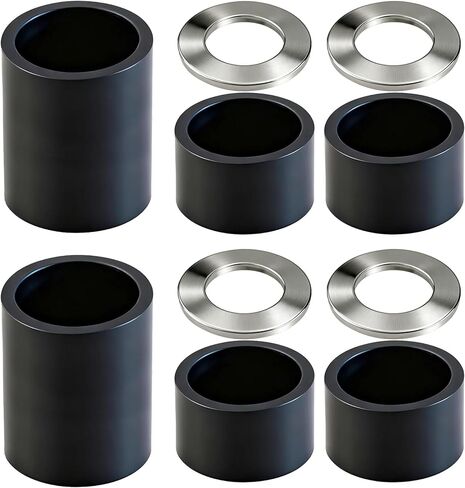 AR-PRO Wheel Hub Spacers – Nylon 5/8" Axle Spacer Kit, Combo Pack with 4 x 1/2in and 2 x 1in Extension Sleeves for Hand Trucks, Dollies, Utility Carts, Wagons in Saudi Arabia