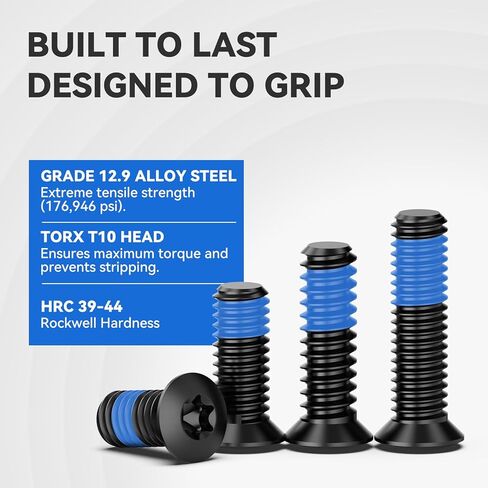 VOTATU Red Dot Mounting Screws Kit - 112 Pcs (28 Sets) Gunsmithing & Optics Screws, Include M3/M3.5/M4/#6-32/#4-40/#6-40/#6-48 (4 Pcs/Set) for Red Dot Sight & Plate Mounting in Saudi Arabia