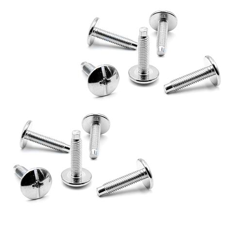 غطاء برغي (عبوة من 12 قطعة) مناسب لغطاء برغي Eaton LCCSCS، براغي لوحة كهربائية مطلية بالزنك من سبائك الصلب لأغطية صندوق قاطع الدائرة الكهربائية Eaton & Cutler-Hammer بطول 1.3 سم in Kuwait