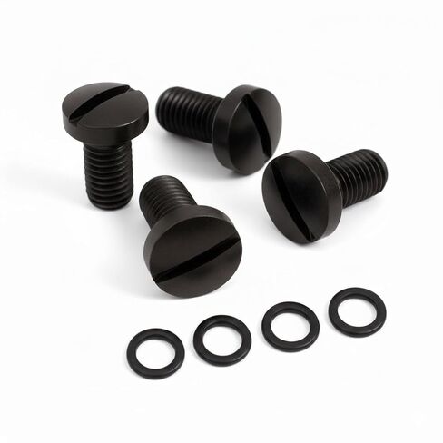 براغي مشقوقة مع حلقات دائرية لمقابض 1911، و416 براغي بديلة من الفولاذ المقاوم للصدأ بلمسة نهائية من أكسيد أسود in Kuwait