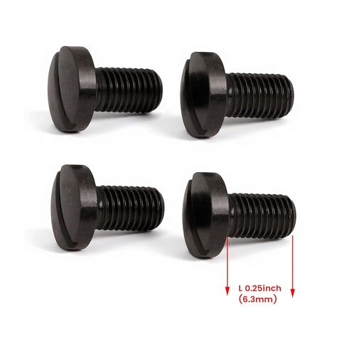 براغي مشقوقة مع حلقات دائرية لمقابض 1911، و416 براغي بديلة من الفولاذ المقاوم للصدأ بلمسة نهائية من أكسيد أسود in Kuwait