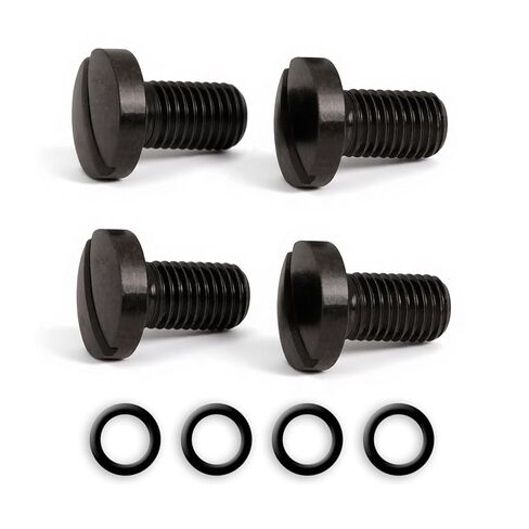 براغي مشقوقة مع حلقات دائرية لمقابض 1911، و416 براغي بديلة من الفولاذ المقاوم للصدأ بلمسة نهائية من أكسيد أسود in Kuwait