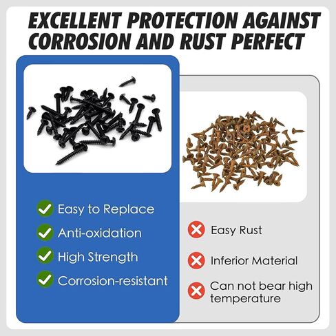 50 Pcs GM Interior,Exterior,Molding,Bezel,Trim, Door Panel,Headliner,Dash,Phillips Screws,Hardware Screws Black#8 M4.2-1.41,FITS: Chevrolet, Buick, Oldsmobile, Pontiac, Cadillac, GMC Trucks in Saudi Arabia