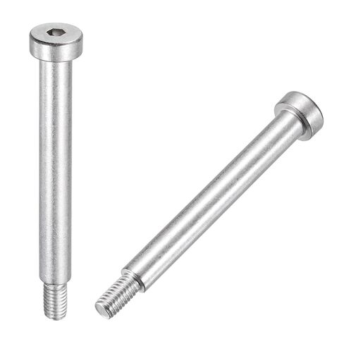 MECCANIXITY 2 Pcs 304 Stainless Steel Shoulder Bolt 12mm Shoulder Dia 16mm Shoulder Length M10x1.5 Thread Hex Socket Shoulder Bolts for Hydraulic Injection Molding Machinery Industries in Saudi Arabia