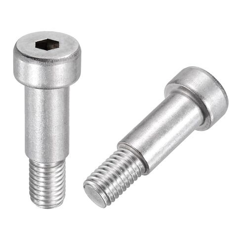 MECCANIXITY 2 Pcs 304 Stainless Steel Shoulder Bolt 12mm Shoulder Dia 16mm Shoulder Length M10x1.5 Thread Hex Socket Shoulder Bolts for Hydraulic Injection Molding Machinery Industries in Saudi Arabia