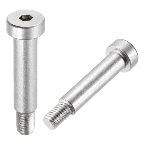 MECCANIXITY 2 Pcs 304 Stainless Steel Shoulder Bolt 12mm Shoulder Dia 16mm Shoulder Length M10x1.5 Thread Hex Socket Shoulder Bolts for Hydraulic Injection Molding Machinery Industries in Saudi Arabia