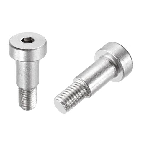 MECCANIXITY 2 Pcs 304 Stainless Steel Shoulder Bolt 12mm Shoulder Dia 16mm Shoulder Length M10x1.5 Thread Hex Socket Shoulder Bolts for Hydraulic Injection Molding Machinery Industries in Saudi Arabia