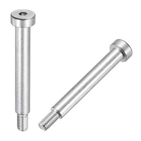 MECCANIXITY 2 Pcs 304 Stainless Steel Shoulder Bolt 12mm Shoulder Dia 16mm Shoulder Length M10x1.5 Thread Hex Socket Shoulder Bolts for Hydraulic Injection Molding Machinery Industries in Saudi Arabia