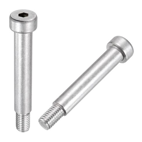 MECCANIXITY 2 Pcs 304 Stainless Steel Shoulder Bolt 12mm Shoulder Dia 16mm Shoulder Length M10x1.5 Thread Hex Socket Shoulder Bolts for Hydraulic Injection Molding Machinery Industries in Saudi Arabia