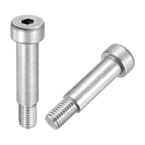 MECCANIXITY 2 Pcs 304 Stainless Steel Shoulder Bolt 12mm Shoulder Dia 16mm Shoulder Length M10x1.5 Thread Hex Socket Shoulder Bolts for Hydraulic Injection Molding Machinery Industries in Saudi Arabia