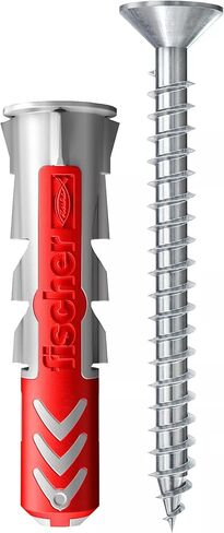 Fischer 537639 Dowel DUOPOWER, Grey/Red, 5 X 25 mm, Pack of 100 in Saudi Arabia
