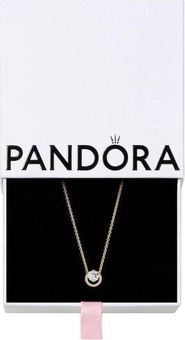 PANDORA Sterling silver collier with clear cubic zirconia, with Gift Box, 45 cm in Kuwait