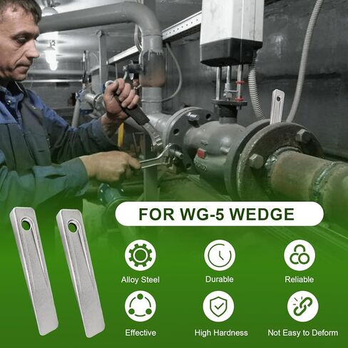 WG-5 Welding Wedge for Pipe Fitting, 5 inch Steel Wedge for Welding Leveling, Pipe Wedge Welding Set for Planers, Shapers, Milling Machines, and Other Applications, Metal Wedge Wedging Tool 2 PCS in Saudi Arabia