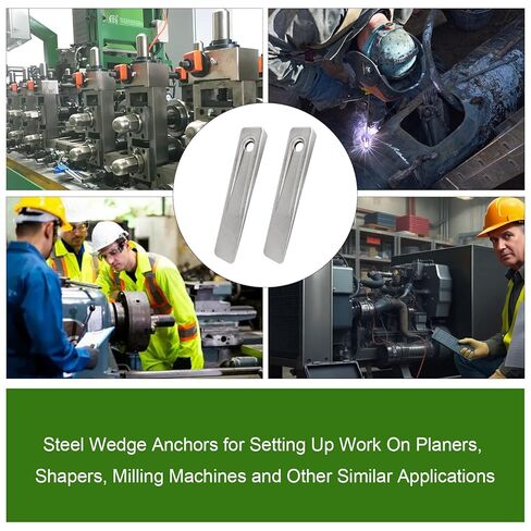 WG-5 Welding Wedge for Pipe Fitting, 5 inch Steel Wedge for Welding Leveling, Pipe Wedge Welding Set for Planers, Shapers, Milling Machines, and Other Applications, Metal Wedge Wedging Tool 2 PCS in Saudi Arabia