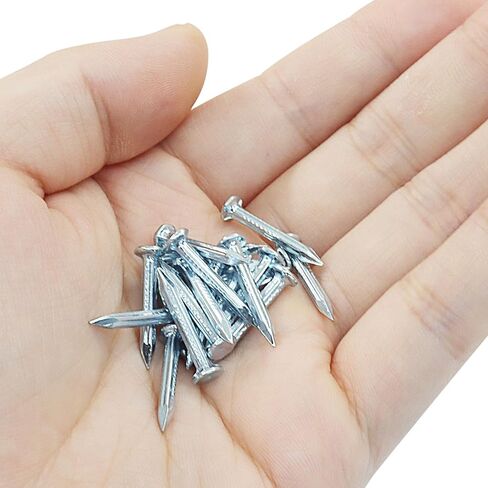 Hordion 100pcs Hardware Nails 0.79 inch, Carbon Steel Cement Nails Masonry Nails for Concrete Brick Woodworking Picture Hanging in Saudi Arabia